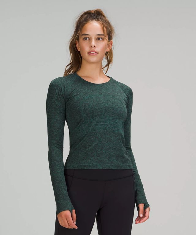 Lululemon athletica Swiftly Tech Cropped Long-Sleeve Shirt 2.0, Women's  Long Sleeve Shirts