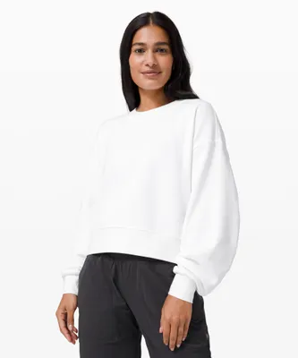 Perfectly Oversized Cropped Crew *French Terry | Women's Hoodies & Sweatshirts