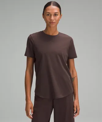 Wundermost Ultra-Soft Nulu Crewneck Cropped T-Shirt, Women's Short Sleeve  Shirts & Tee's