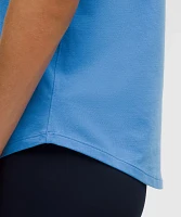 Love Curved-Hem Crewneck T-Shirt | Women's Short Sleeve Shirts & Tee's