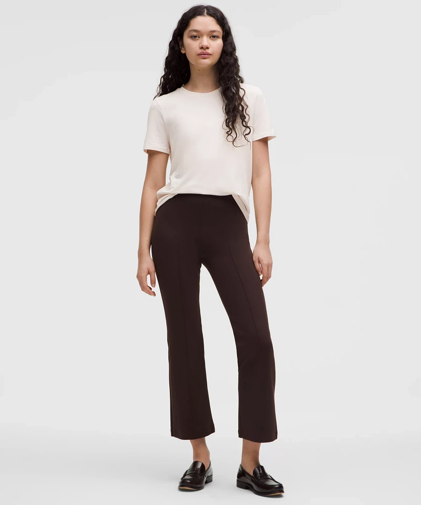 Love Curved-Hem Crewneck T-Shirt | Women's Short Sleeve Shirts & Tee's