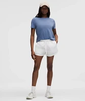 Love Curved-Hem Crewneck T-Shirt | Women's Short Sleeve Shirts & Tee's