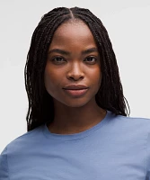 Love Curved-Hem Crewneck T-Shirt | Women's Short Sleeve Shirts & Tee's