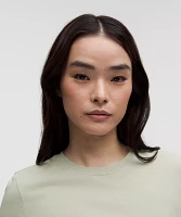 Love Curved-Hem Crewneck T-Shirt | Women's Short Sleeve Shirts & Tee's