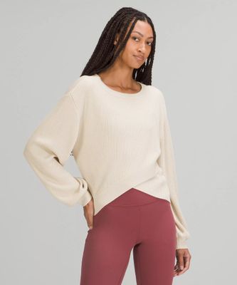 Reversible Crossover Sweater | Women's Sweaters