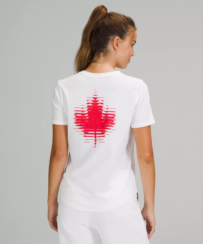 Team Canada Maple Leaf Love Crew T-Shirt *COC Logo Online Only | Women's Short Sleeve Shirts & Tee's