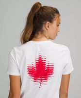 Team Canada Maple Leaf Love Crew T-Shirt *COC Logo Online Only | Women's Short Sleeve Shirts & Tee's