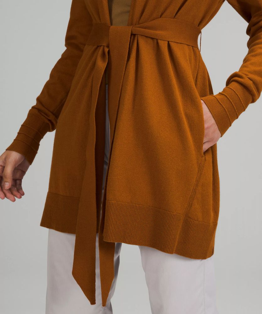 Cotton-Cashmere Knit Wrap | Women's Hoodies & Sweatshirts
