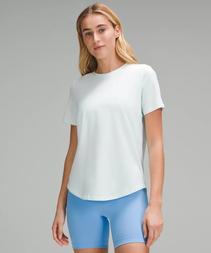 Wundermost Ultra-Soft Nulu Crewneck Cropped T-Shirt, Women's Short Sleeve  Shirts & Tee's