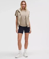Love Curved-Hem Crewneck T-Shirt | Women's Short Sleeve Shirts & Tee's