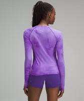 Lululemon Running and Training Swiftly Tech Short-Sleeve Shirt 2.0 - Purple - Size 8