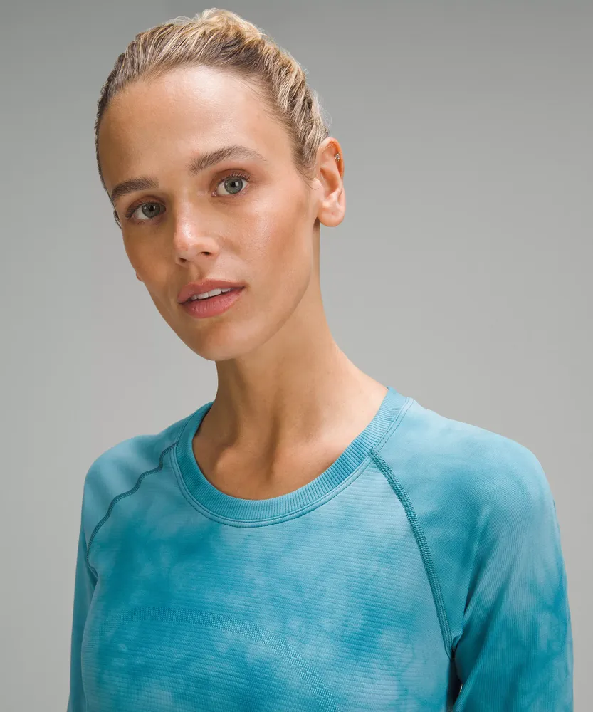 Lululemon athletica Swiftly Tech Long-Sleeve Shirt 2.0 Race Length *Marble  Dye, Women's Long Sleeve Shirts