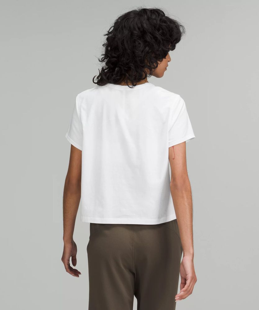 Classic-Fit Cotton-Blend T-Shirt | Women's Short Sleeve Shirts & Tee's