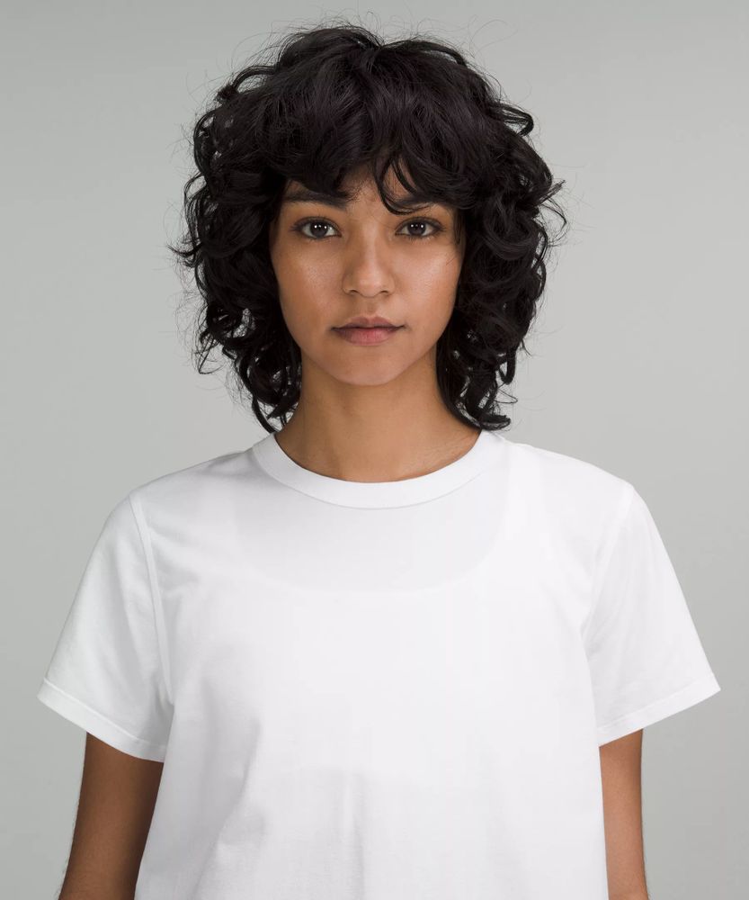 Classic-Fit Cotton-Blend T-Shirt | Women's Short Sleeve Shirts & Tee's