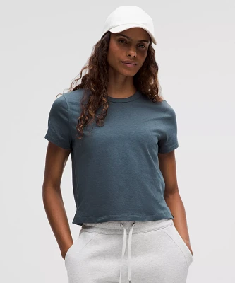 Classic-Fit Cotton-Blend T-Shirt | Women's Short Sleeve Shirts & Tee's