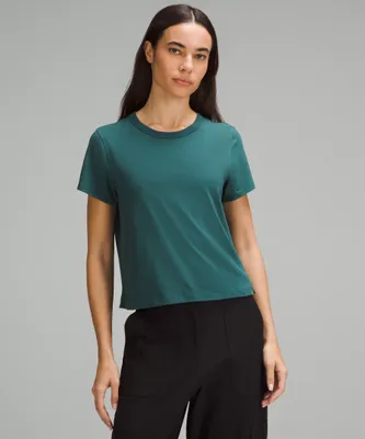Classic-Fit Cotton-Blend T-Shirt | Women's Short Sleeve Shirts & Tee's
