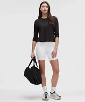 Classic-Fit Cotton-Blend Long-Sleeve Shirt | Women's Long Sleeve Shirts
