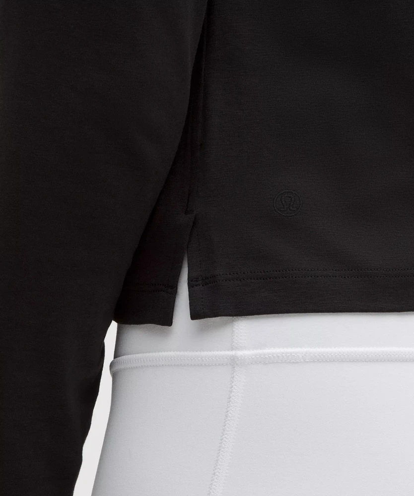 Classic-Fit Cotton-Blend Long-Sleeve Shirt | Women's Long Sleeve Shirts