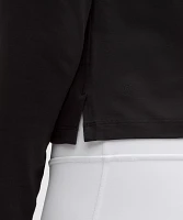 Classic-Fit Cotton-Blend Long-Sleeve Shirt | Women's Long Sleeve Shirts
