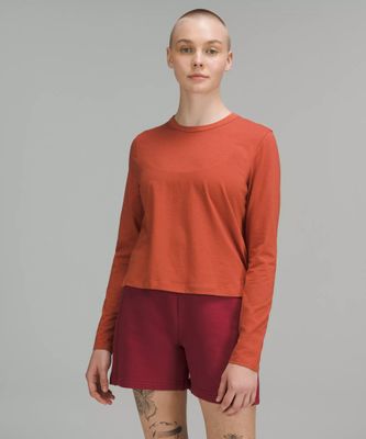 Classic-Fit Cotton-Blend Long Sleeve Shirt | Women's Shirts