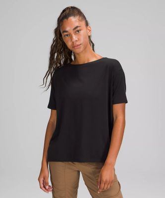 Back Action Short-Sleeve T-Shirt | Women's Short Sleeve Shirts & Tee's