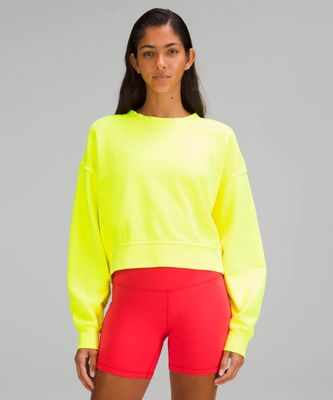 Perfectly Oversized Cropped Crew | Women's Hoodies & Sweatshirts