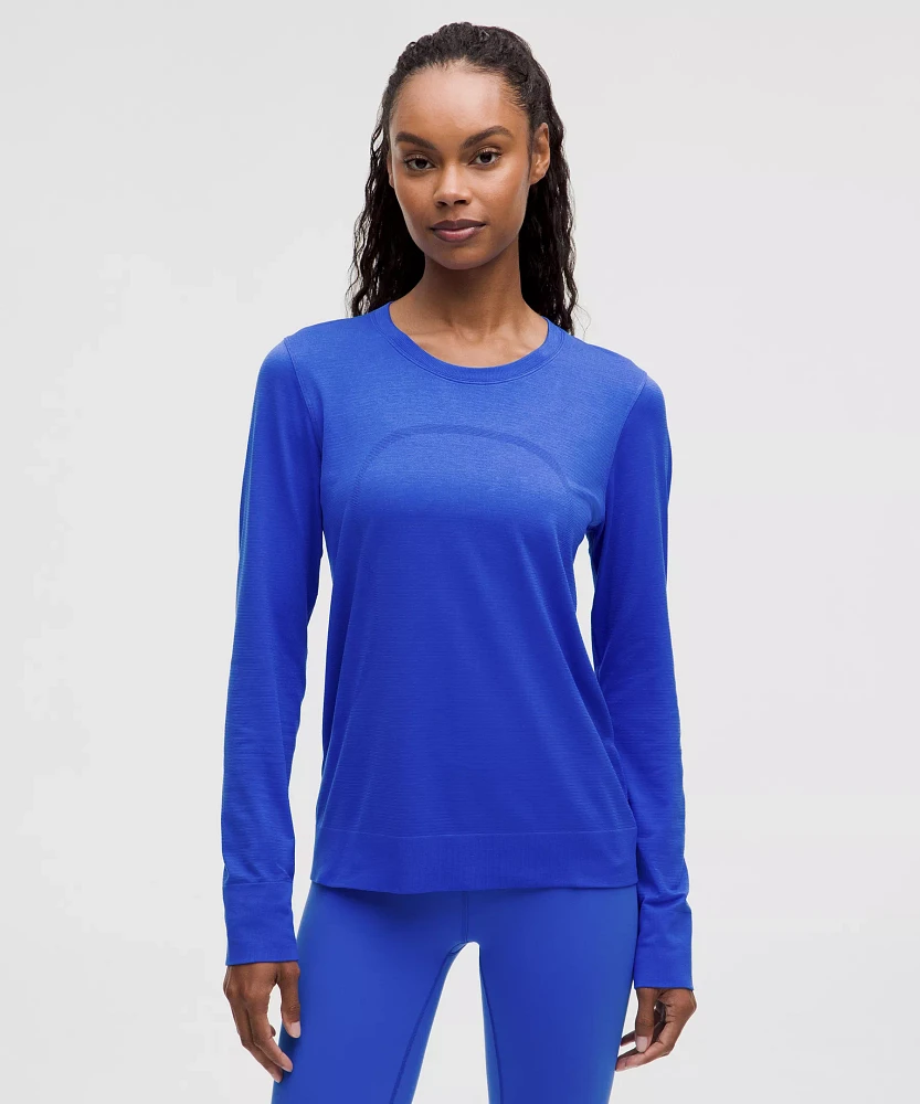 Swiftly Relaxed Long-Sleeve Shirt *Hip Length | Women's Long Sleeve Shirts