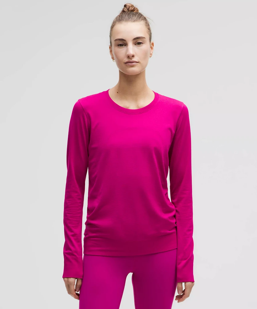 Swiftly Relaxed Long-Sleeve Shirt *Hip Length | Women's Long Sleeve Shirts