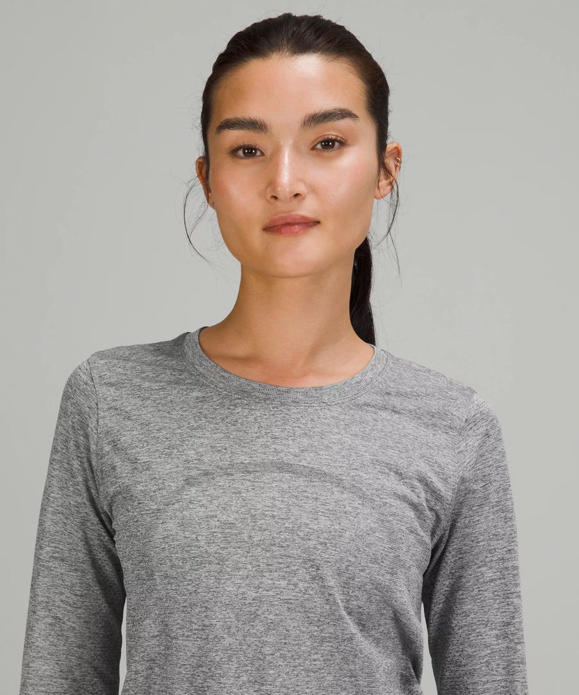 Swiftly Relaxed Long-Sleeve Shirt *Hip Length | Women's Long Sleeve Shirts