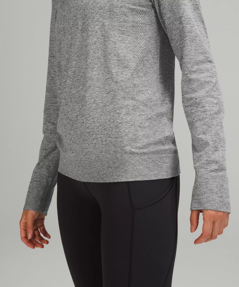 Swiftly Relaxed Long-Sleeve Shirt *Hip Length | Women's Long Sleeve Shirts