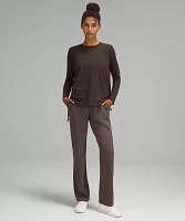 Pima Cotton Side-Cinch Long-Sleeve Shirt | Women's Long Sleeve Shirts