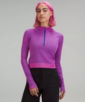 Rest Less Cropped Half Zip Online Only | Women's Long Sleeve Shirts