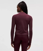 Rest Less Cropped Half Zip | Women's Long Sleeve Shirts