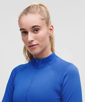 Rest Less Cropped Half Zip | Women's Long Sleeve Shirts