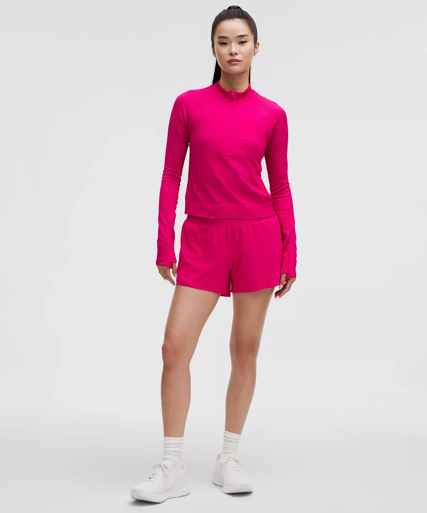 Rest Less Cropped Half Zip | Women's Long Sleeve Shirts