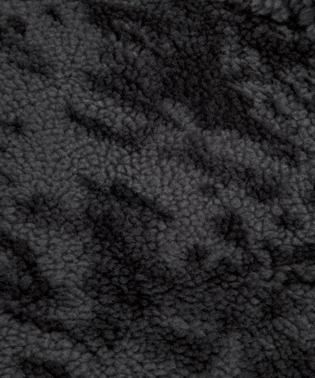 Black Minky Faux Fur Fabric