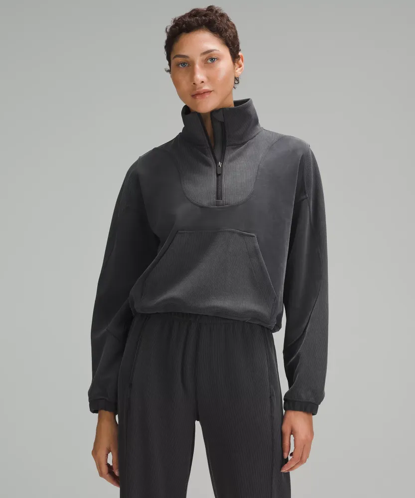 Brushed Softstreme Ribbed Half Zip | Women's Hoodies & Sweatshirts