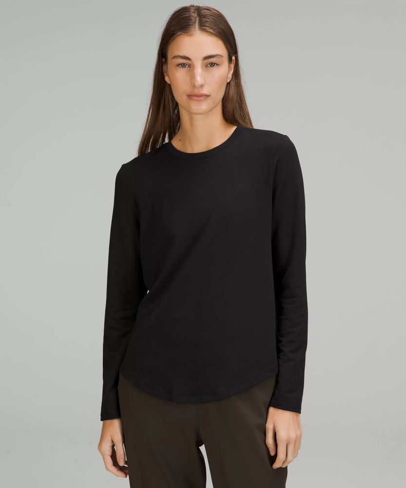 Lululemon athletica Modal-Silk Blend V-Neck Long-Sleeve Shirt