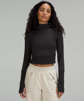 Modal Fleece Long Sleeve Hoodie Online Only | Women's Shirts