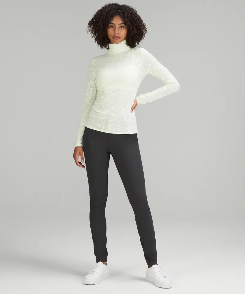 Women's Sleeveless Long Sleeves Mock Turtleneck Top Basic Stretch Fitting  Pullover Lightweight Slim Shirt