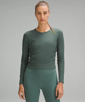 All It Takes Ribbed Nulu Long-Sleeve Shirt | Women's Long Sleeve Shirts