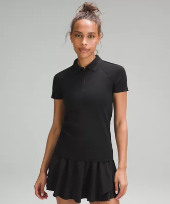 Swiftly Tech Short-Sleeve Half-Zip Polo Shirt *Online Only | Women's Short Sleeve Shirts & Tee's