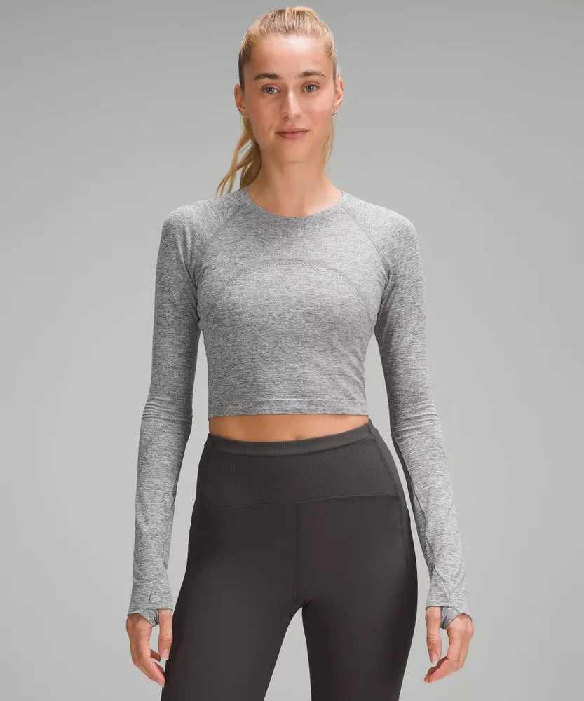 Swiftly Tech Cropped Long-Sleeve Shirt 2.0 | Women's Long Sleeve Shirts