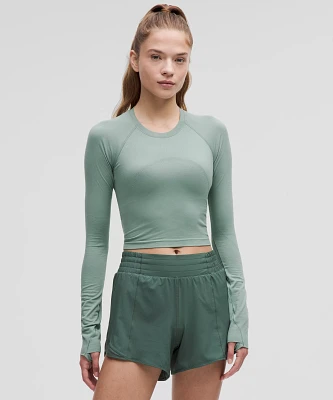 Swiftly Tech Cropped Long-Sleeve Shirt 2.0 | Women's Long Sleeve Shirts