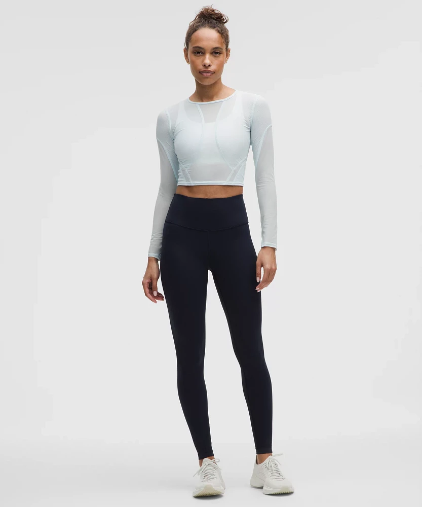 Mesh Panelled Training Long Sleeve Shirt | Women's Shirts
