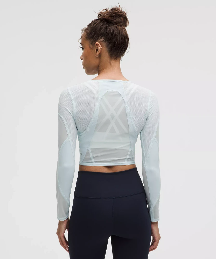 Mesh Panelled Training Long Sleeve Shirt | Women's Shirts