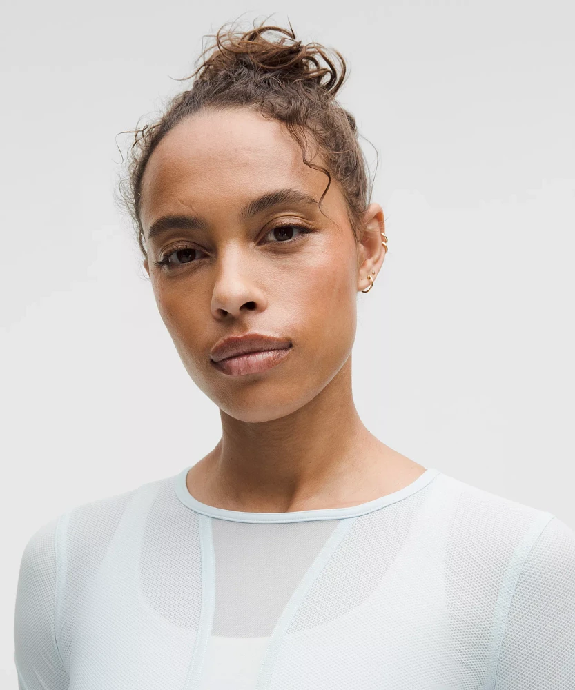 Mesh Panelled Training Long Sleeve Shirt | Women's Shirts