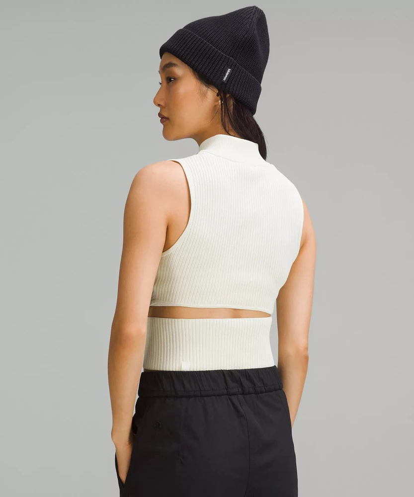 Open Back Half-Zip Sweater | Women's Hoodies & Sweatshirts