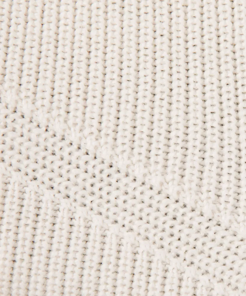 Merino Wool-Blend Ribbed Long Wrap Sweater | Women's Sweaters