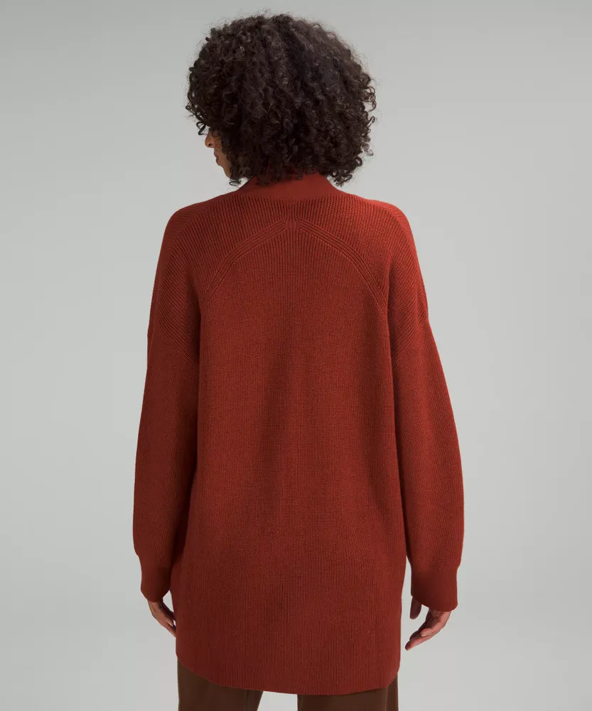 Lululemon athletica Merino Wool-Blend Ribbed Long Wrap Sweater | Women's  Sweaters | Yorkdale Mall